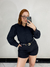 Camisa Geovanna Linho Preta