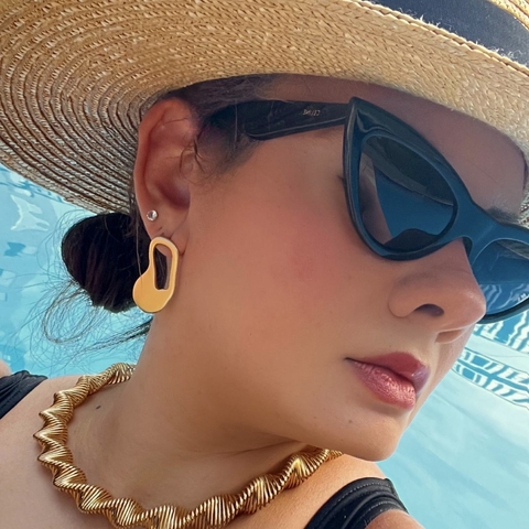 Brinco Fosco Ouro - comprar online