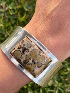 Pulsera de plata 925 con piedra engarzada - comprar online