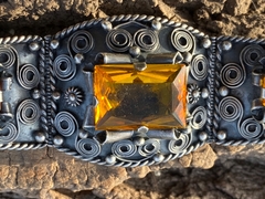 Imagen de Pulsera de plata 900 con topacios amarillos