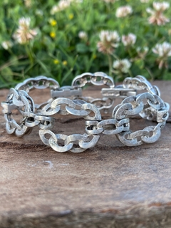 Pulsera de plata 925 eslabón cadena