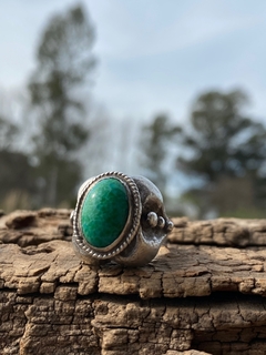 Anillo de plata 900 con Amazonita regulable en internet