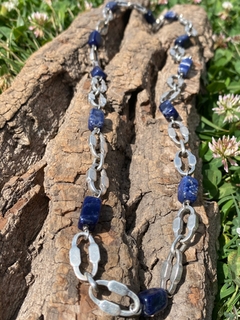 Collar plata y lapislazuli en internet