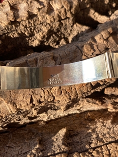 Pulsera de plata mexicana 925 y malaquita - comprar online