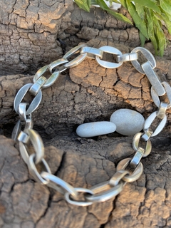 Pulsera de plata 925 con eslabón ovalado - comprar online