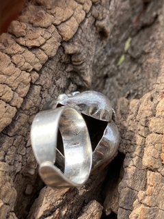Anillo de plata 900 con Amazonita regulable - comprar online