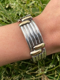 Pulsera de plata y oro - comprar online