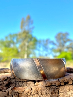 Esclava de plata y oro regulable