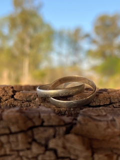 Anillo BELGIORNO de plata 900 diseño dos en uno