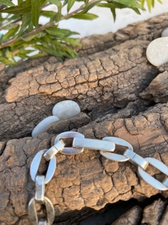 Pulsera de plata 925 con eslabón ovalado en internet