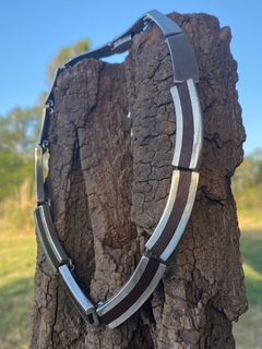 Gargantilla BELGIORNO plata 900 y ebano colección exclusiva - comprar online