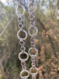Cadena de plata estilo Belgiorno - CATU Antiques