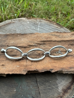 Gran pulsera plata 900 Antonio Belgiorno