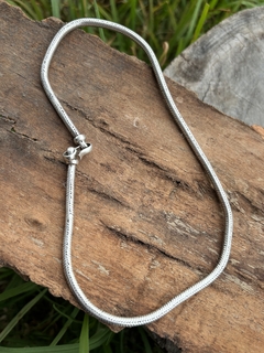 Gargantilla plata 900 eslabon rigido - comprar online