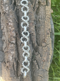 Pulsera de plata 900, cadena grande Antonio Belgiorno - CATU Antiques