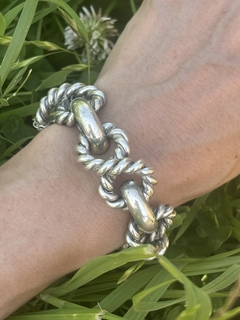 Pulsera de plata 900, cadena grande Antonio Belgiorno - comprar online