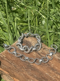 Pulsera de plata 900, cadena chica Antonio Belgiorno - comprar online