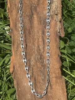 Antigua cadena de plata estilo Gucci
