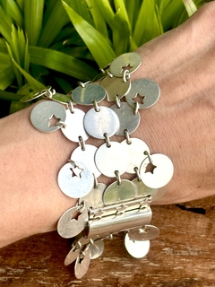 Antigua pulsera de plata
