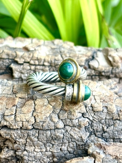 Anillo de plata 925 con Malaquita - comprar online