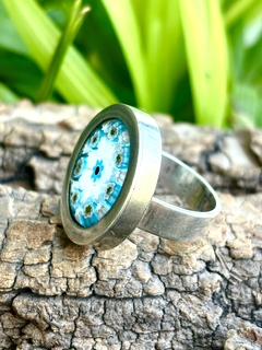 Anillo de plata con Murano - comprar online