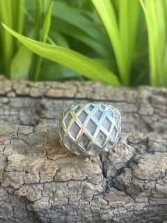 Anillo estilo belgiorno de plata