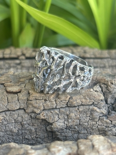 Antiguo anillo retro de plata - comprar online