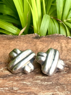 Aros clip de plata Mexicana 925