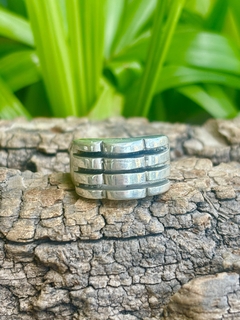 Antiguo anillo belgiorno plata 900