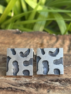 Antiguos gemelos plata 900 A. Belgiorno