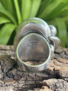 Antiguo e importante anillo A. Belgiorno plata 900 - CATU Antiques