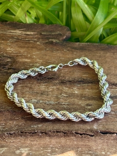 Pulsera de plata turbillon