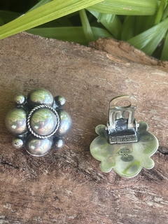 Antiguos aros clip A Belgiorno plata 900 - comprar online