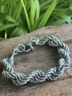 Antigua pulsera de plata turbillon - comprar online
