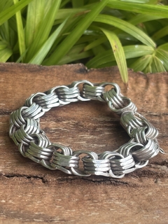 Antigua pulsera plata 900 Belgiorno maciza - comprar online