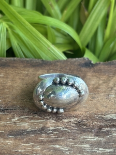 Antiguo anillo A. Belgiorno plata 900