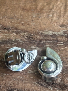 Antiguos aros clip A. Belgiorno plata 900 - comprar online