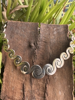 Antigua gargantilla de plata Mexicana - comprar online