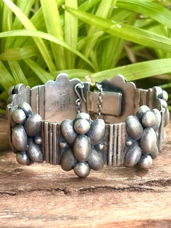 Antigua pulsera A. Belgiorno Bananitas plata 900