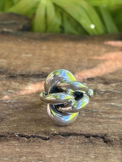 Antiguo anillo A. Belgiorno Bananitas plata 900