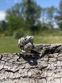 Antiguo anillo de plata estilo belegiorno - comprar online