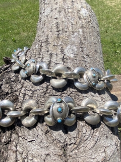 Pulsera de plata estilo Belgiorno con turquesas - comprar online