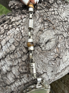 Antigua cadena de plata diseño Egipcio en internet