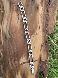 Antigua pulsera de plata modelo Figaro 1x1