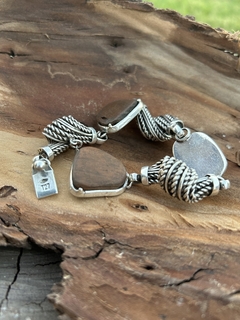 Pulsera de plata 900 A Belgiorno coleccion exclusiva en internet