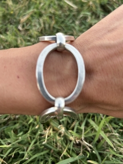 Gran pulsera de plata 900 eslabones grandes en internet