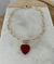 Collar RED heart