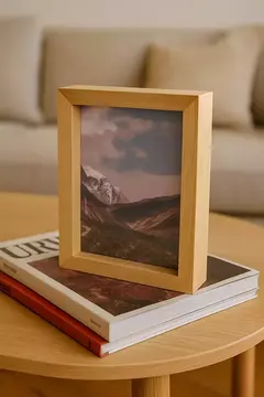 Cuadro de Madera Natural 16,5Cm x 21,5Cm Marco Ancho en internet