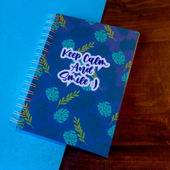 Cuaderno A5 "Keep Calm & Smile"