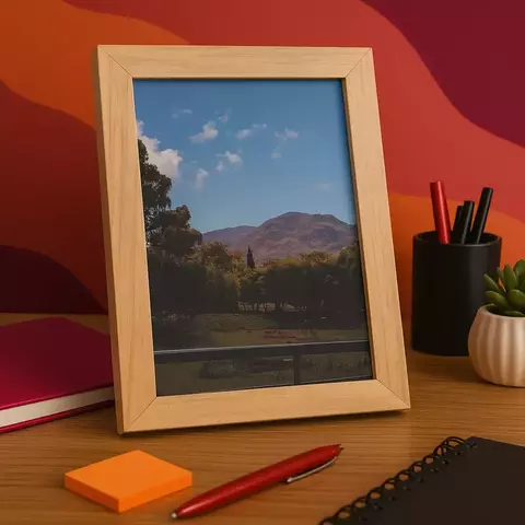 Cuadro de Madera Natural 23Cm x 33Cm - comprar online